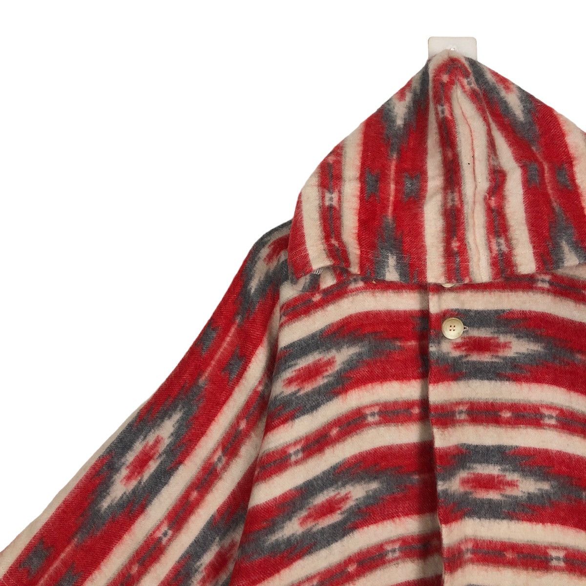 Japanese Brand 🔥Oversized Poncho Jacket Striped Viri-Dari Deserta Japan Size US L / EU 52-54 / 3 - 7 Thumbnail