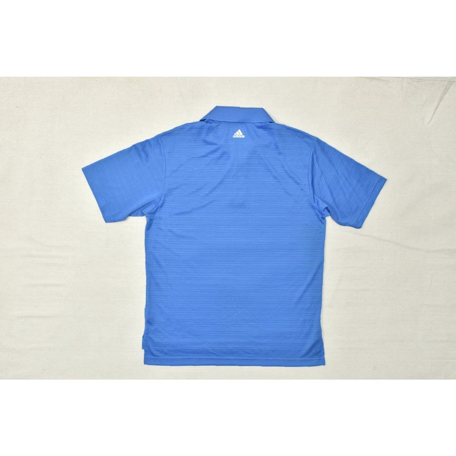 Adidas Adidas Golf Polo Shirt Mens Small Blue Short Sleeve Striped Polyester Polo Shirt Size US S / EU 44-46 / 1 - 8 Thumbnail
