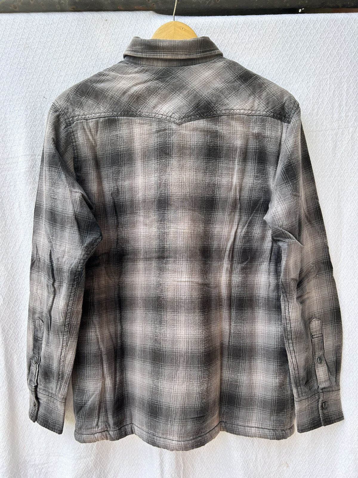 Japanese Brand Mike kurtis japanese faux flannel veterano shirt Size US M / EU 48-50 / 2 - 2 Thumbnail
