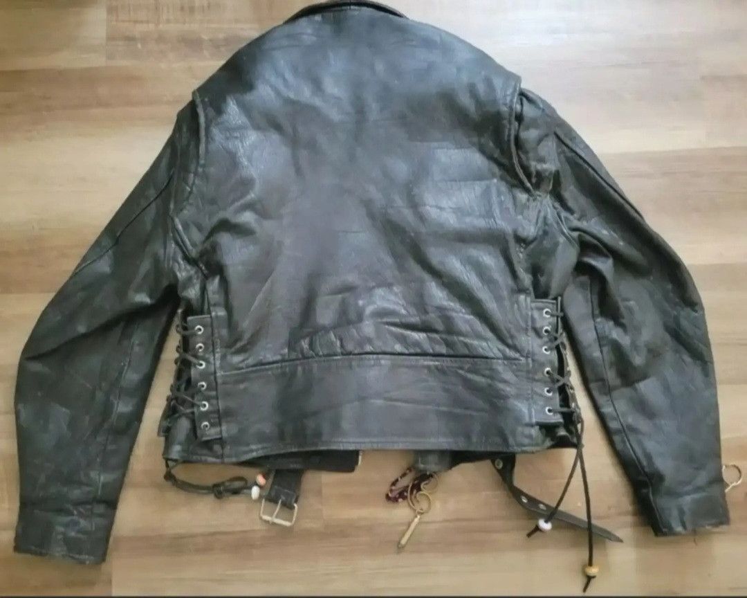 Band Tees × Handmade Leather jacket Size US L / EU 52-54 / 3 - 3 Thumbnail