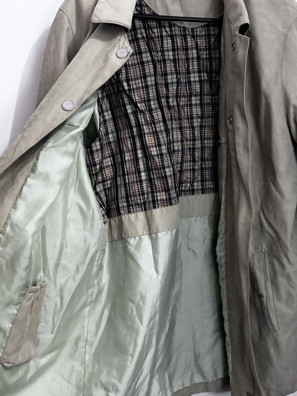 Other Krenzer Forest Green Trench Coat Double Breasted vintage Size XL / US 12-14 / IT 48-50 - 5 Thumbnail