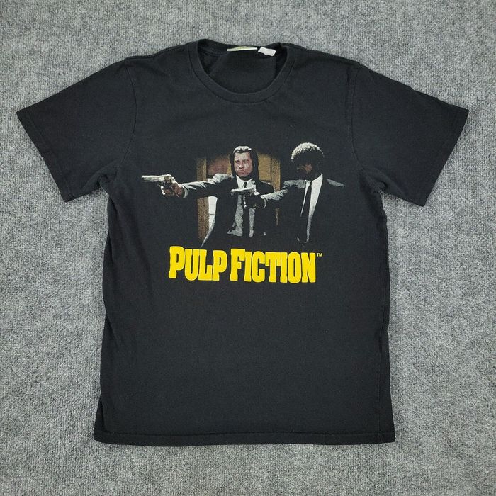 Fruit Of The Loom Pulp Fiction Shirt Women's XS Black Classic