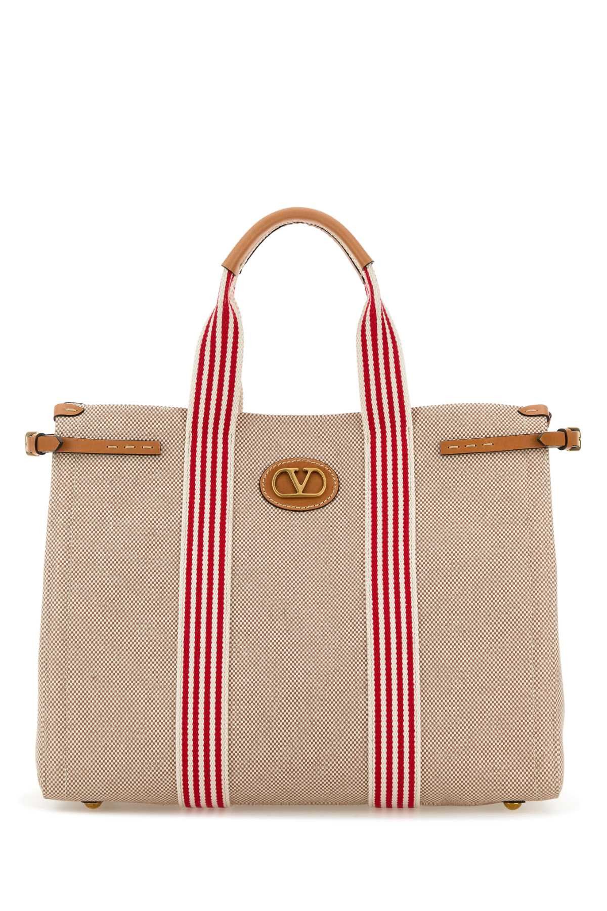 Valentino Two-Tone Canvas Antibes Shopping Bag Size ONE SIZE - 1 Thumbnail