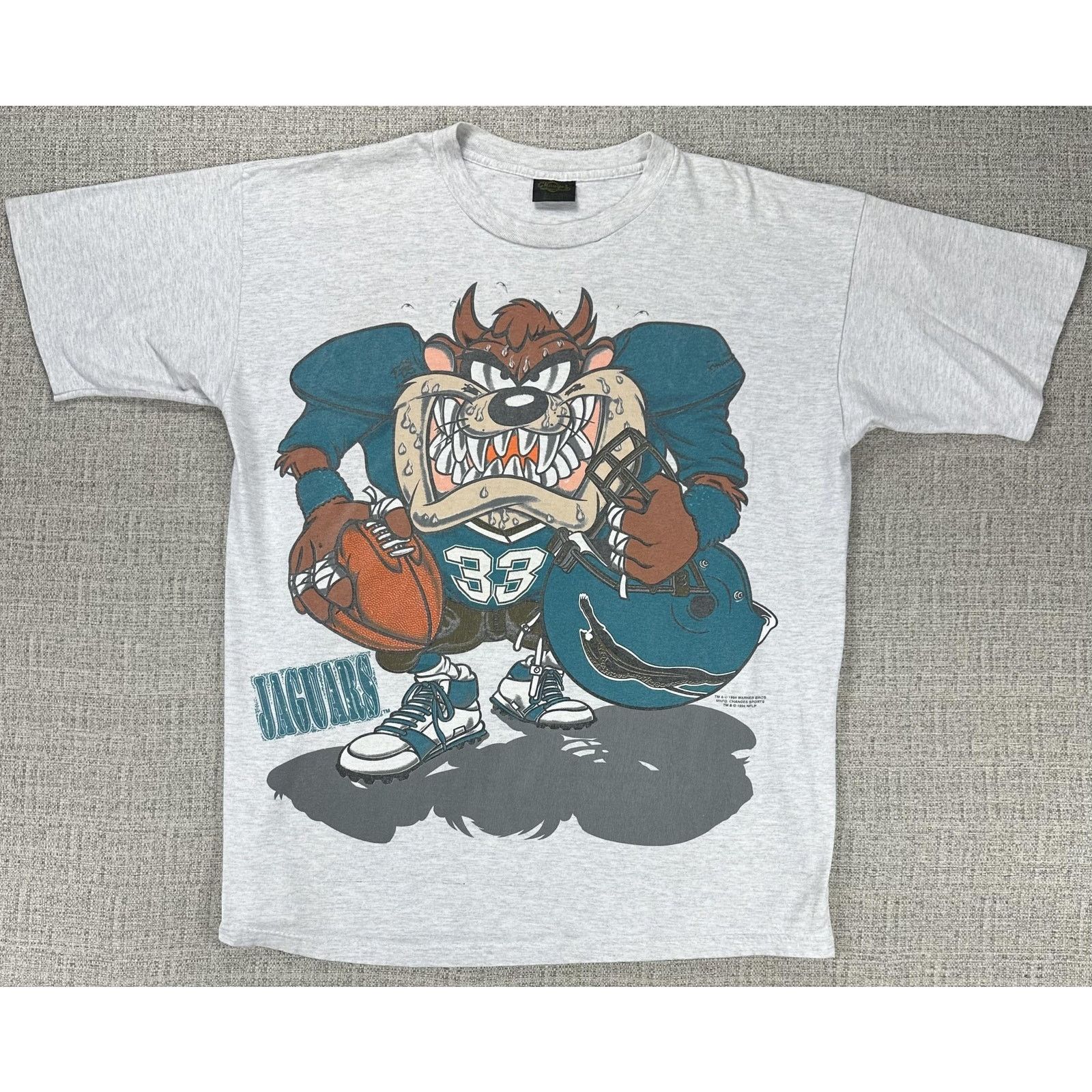 Changes Vintage Jacksonville Jaguars Shirt XL Football Taz Changes Size US XL / EU 56 / 4 - 1 Thumbnail