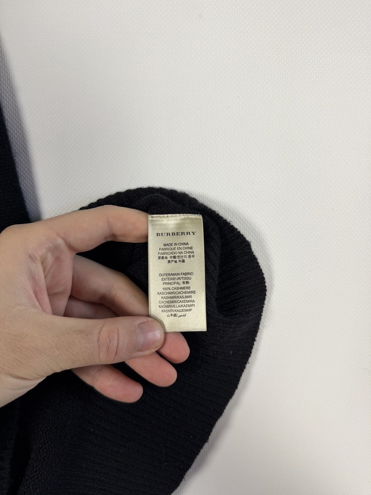 Burberry Burberry London Cashmere Sweater Black Elbow Patches Size M Size US M / EU 48-50 / 2 - 10 Thumbnail