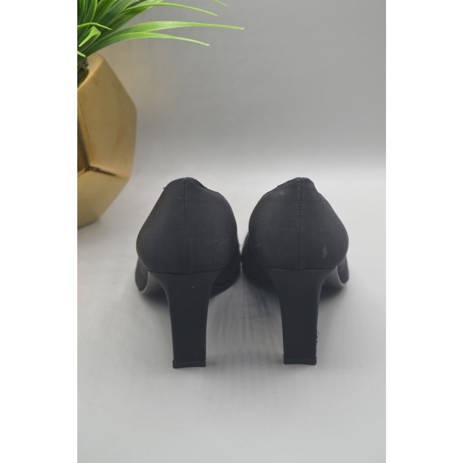 Vintage Black Vintage J.Renee Couture Collection Heels + Rhinestones Size US 7.5 / IT 37.5 - 5 Thumbnail