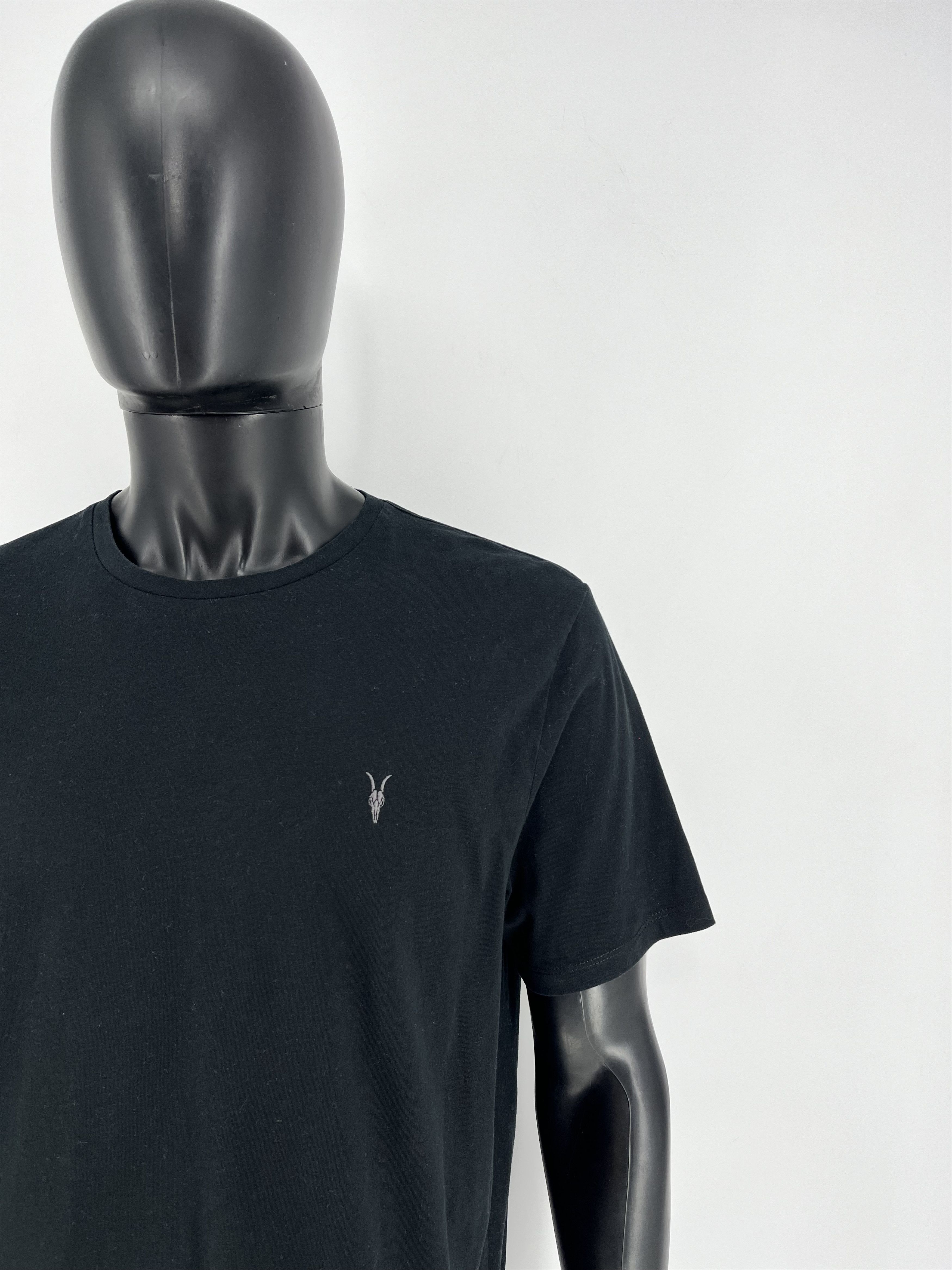 Allsaints Vintage Basic Allsaints Mini Logo Basic Tee Old Money Size US XXL / EU 58 / 5 - 6 Thumbnail