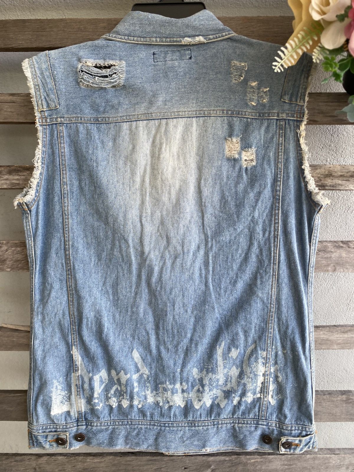In The Attic In the Attic Distressed Vest - Punk style Size US M / EU 48-50 / 2 - 8 Thumbnail