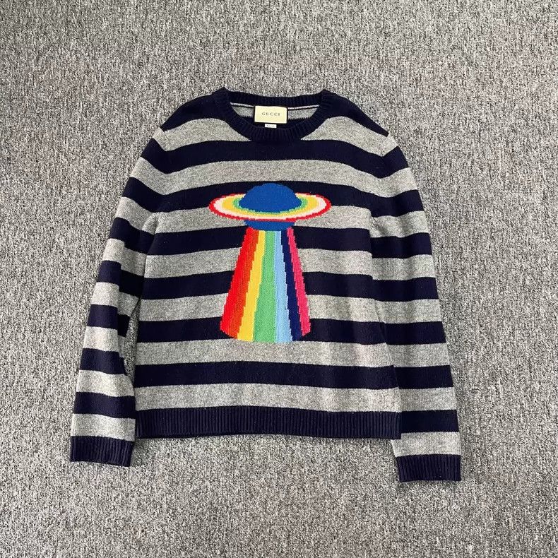 Gucci Gucci s knitwear long sleeve round neck sweater 2501-Nextar Size US S / EU 44-46 / 1 - 1 Thumbnail