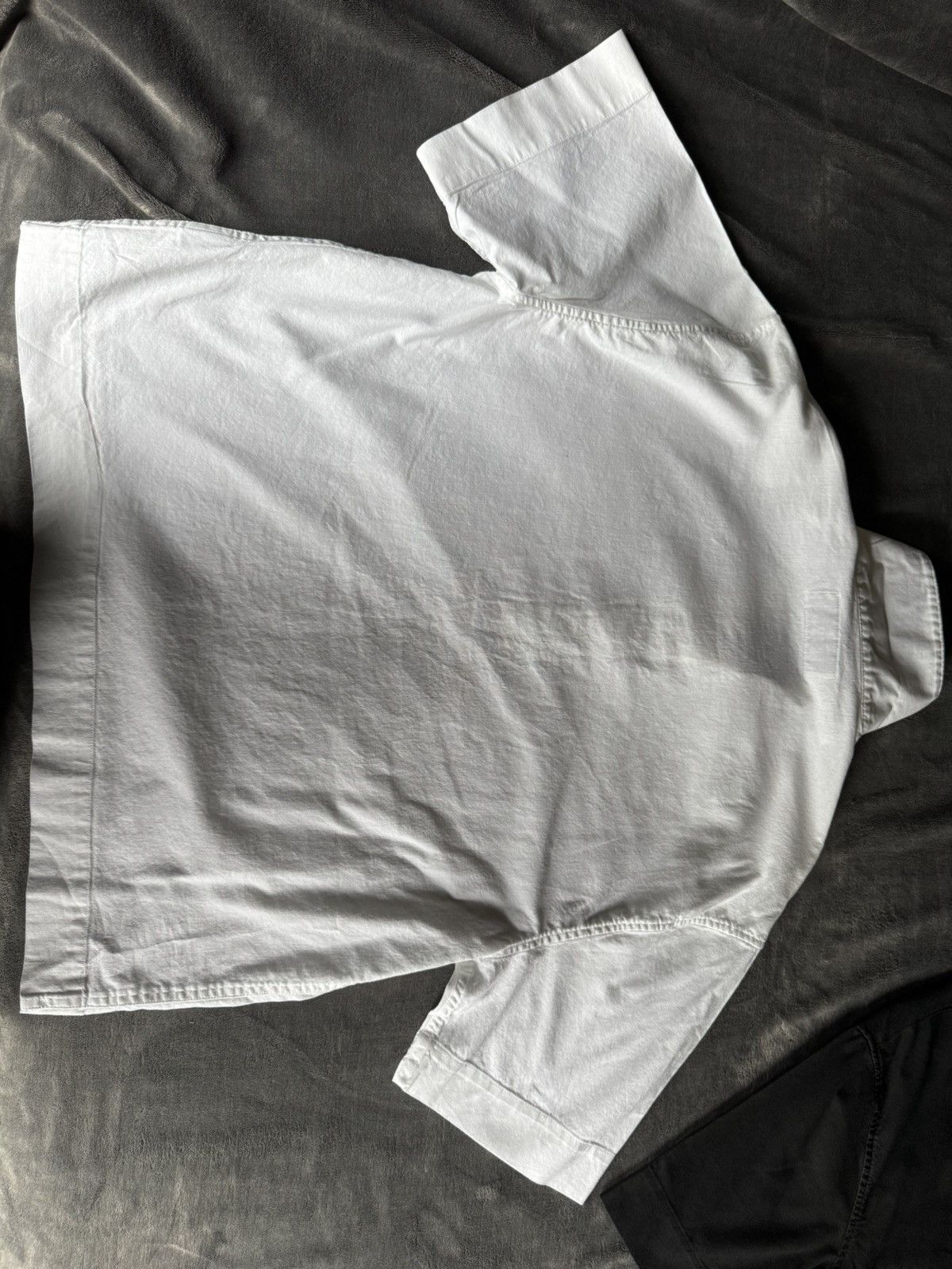 Abercrombie & Fitch White Linen Summer T Shirt Size US L / EU 52-54 / 3 - 4 Thumbnail