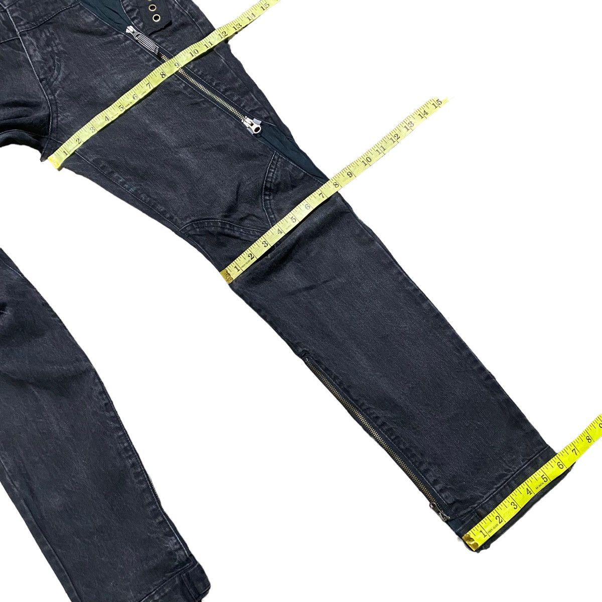PPFM PPFM Black Denim Pants Zipper Size US 30 / EU 46 - 21 Thumbnail
