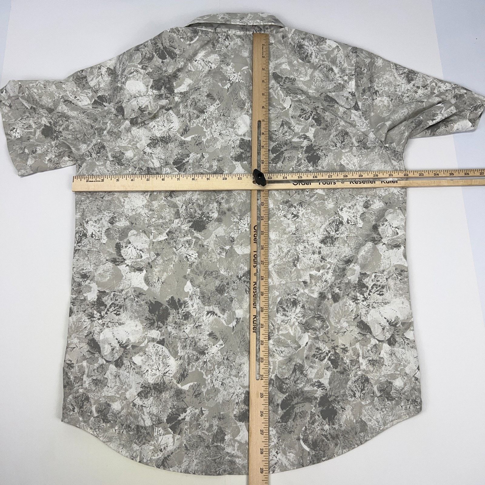 Marmot Marmot Button Front Shirt Gray Floral Shilla Peru Inspired M Size US M / EU 48-50 / 2 - 9 Thumbnail