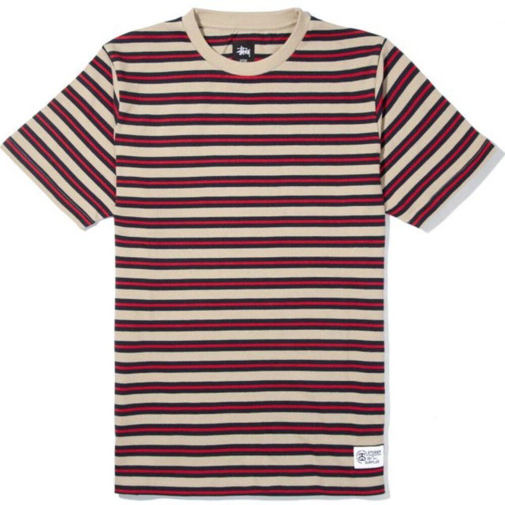 Stussy Stussy Red Stripes T Shirt Large Size US L / EU 52-54 / 3 - 1 Thumbnail