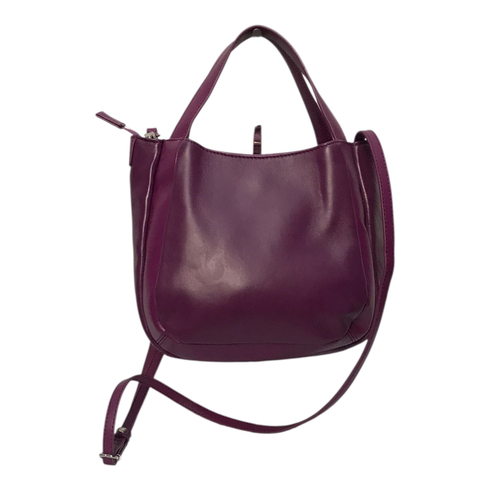 Yohji Yamamoto Yohij Yamamoto Y’Saccs Purple Leather Sling Bag Size ONE SIZE - 6 Thumbnail