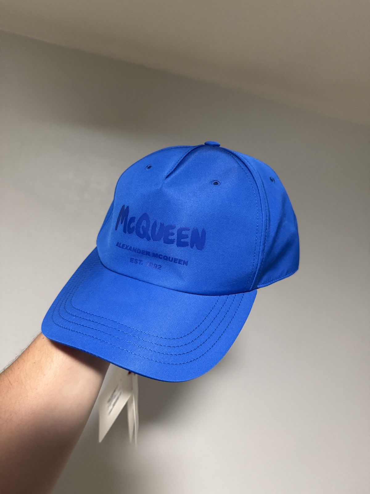 Alexander McQueen Alexander McQueen logo-print baseball cap Size ONE SIZE - 8 Thumbnail