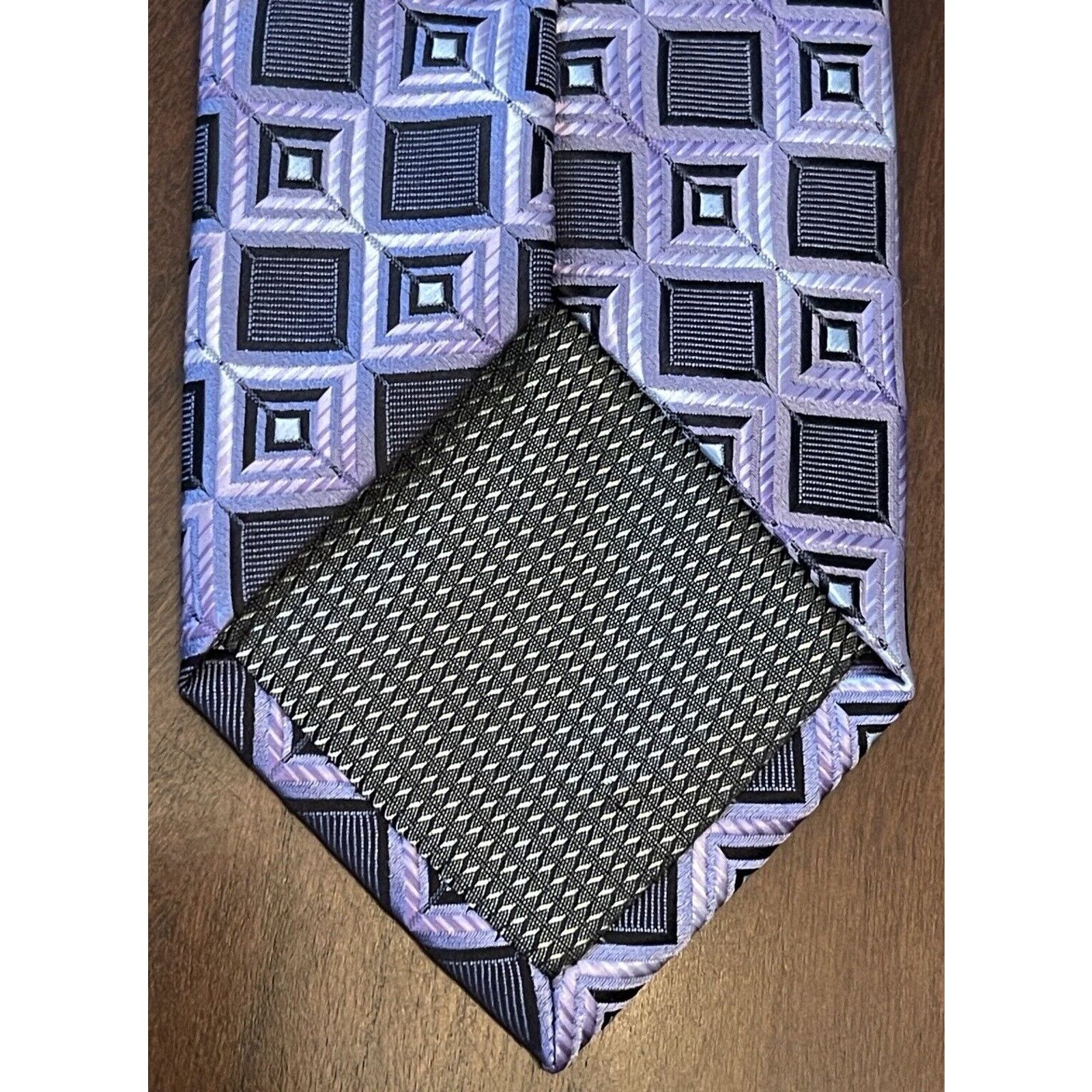 Alexander Julian Alexander Julian Colours HandMade Purple Black Polyester Size ONE SIZE - 2 Thumbnail