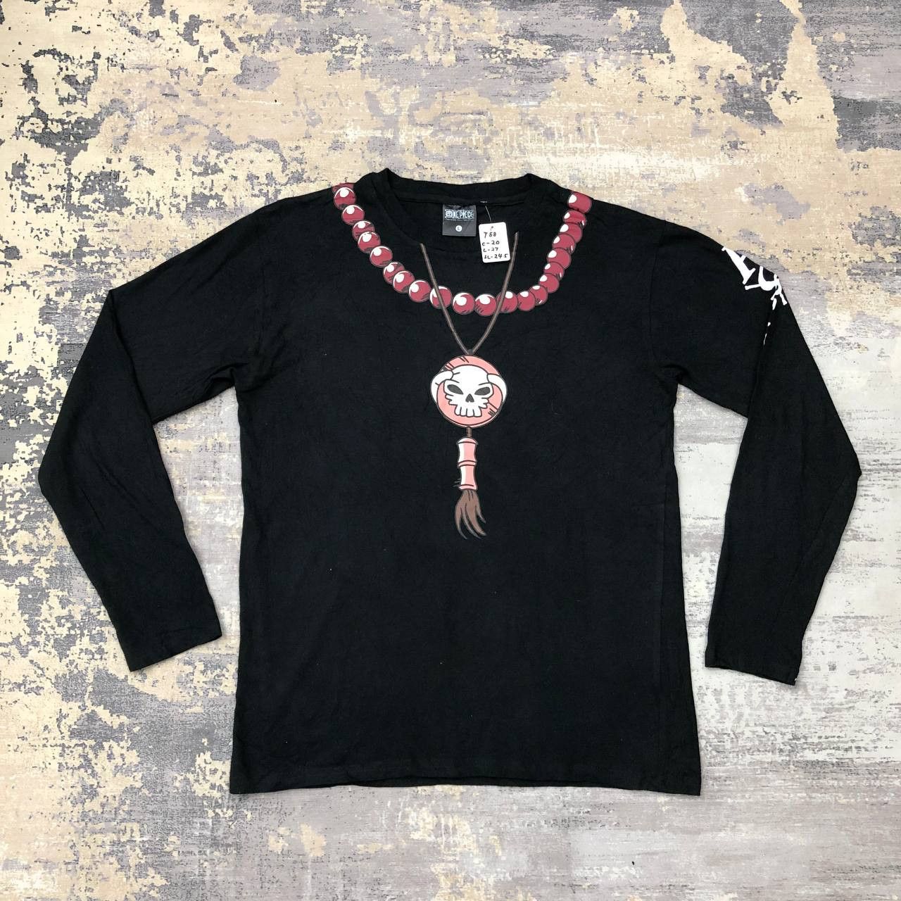 Anime × Japanese Brand × One Piece T88 ONE PIECE PORTGAS D.ACE WHITE BEARD LONG SLEEVE TEE Size US M / EU 48-50 / 2 - 2 Thumbnail