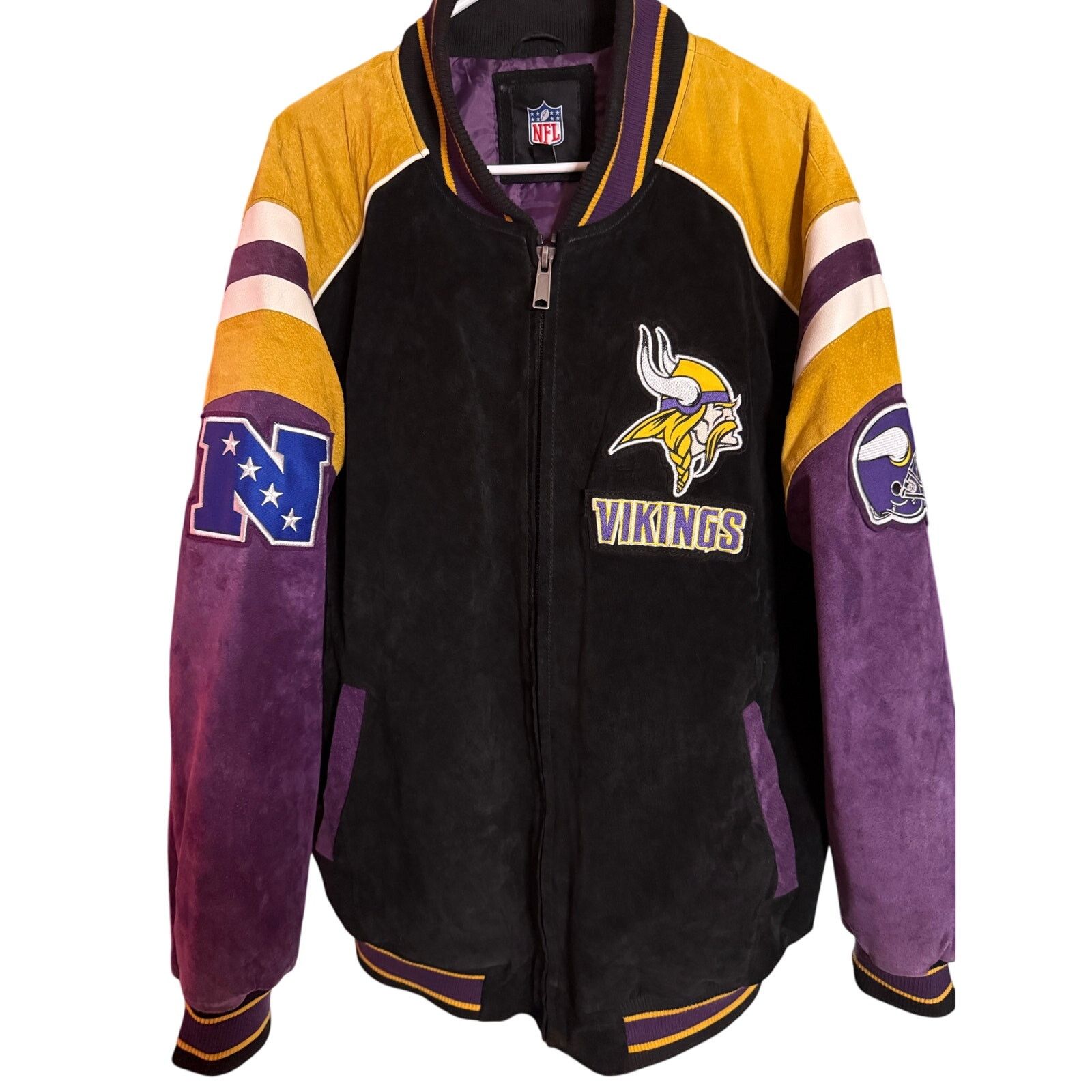 NFL Vintage Minnesota Vikings Varsity Jacket Size US XXL / EU 58 / 5 - 1 Thumbnail