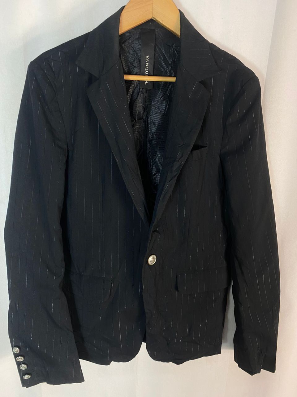 Designer × Vanquish Vanquish stripe blazer jacket Size US S / EU 44-46 / 1 - 3 Thumbnail