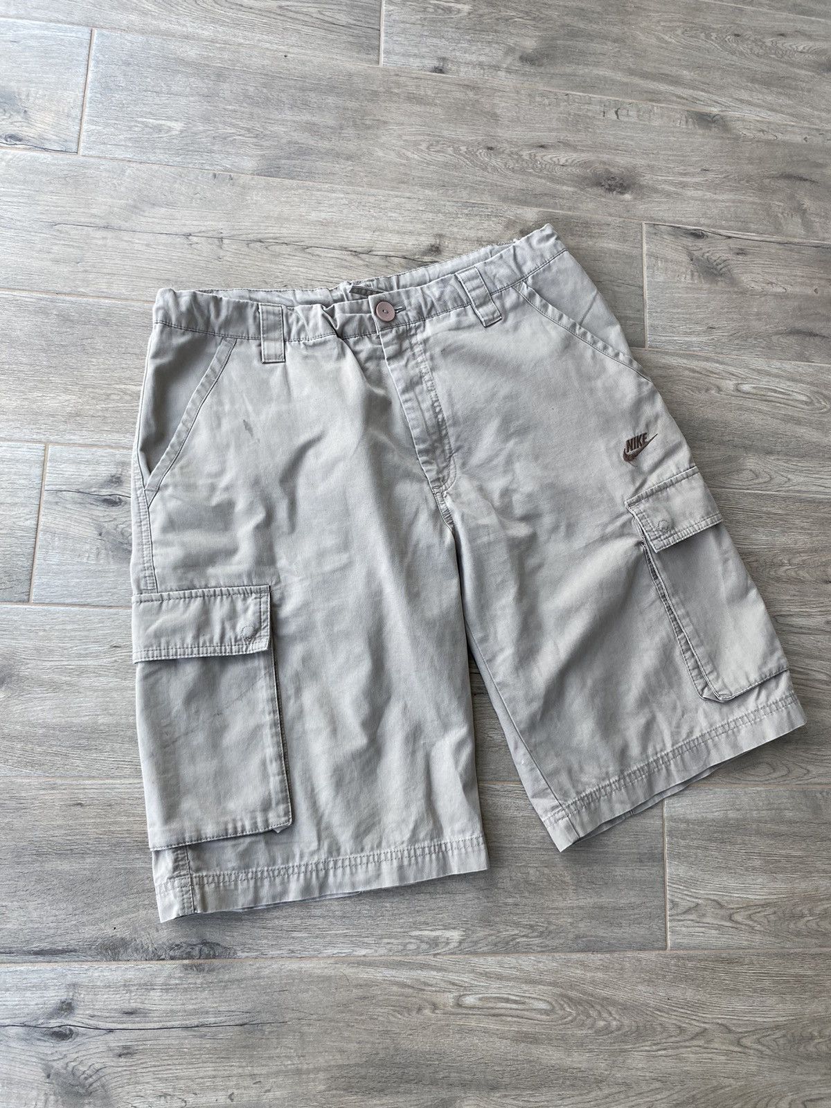 Nike × Vintage Nike Vintage Cargo Shorts Size US 32 / EU 48 - 6 Thumbnail