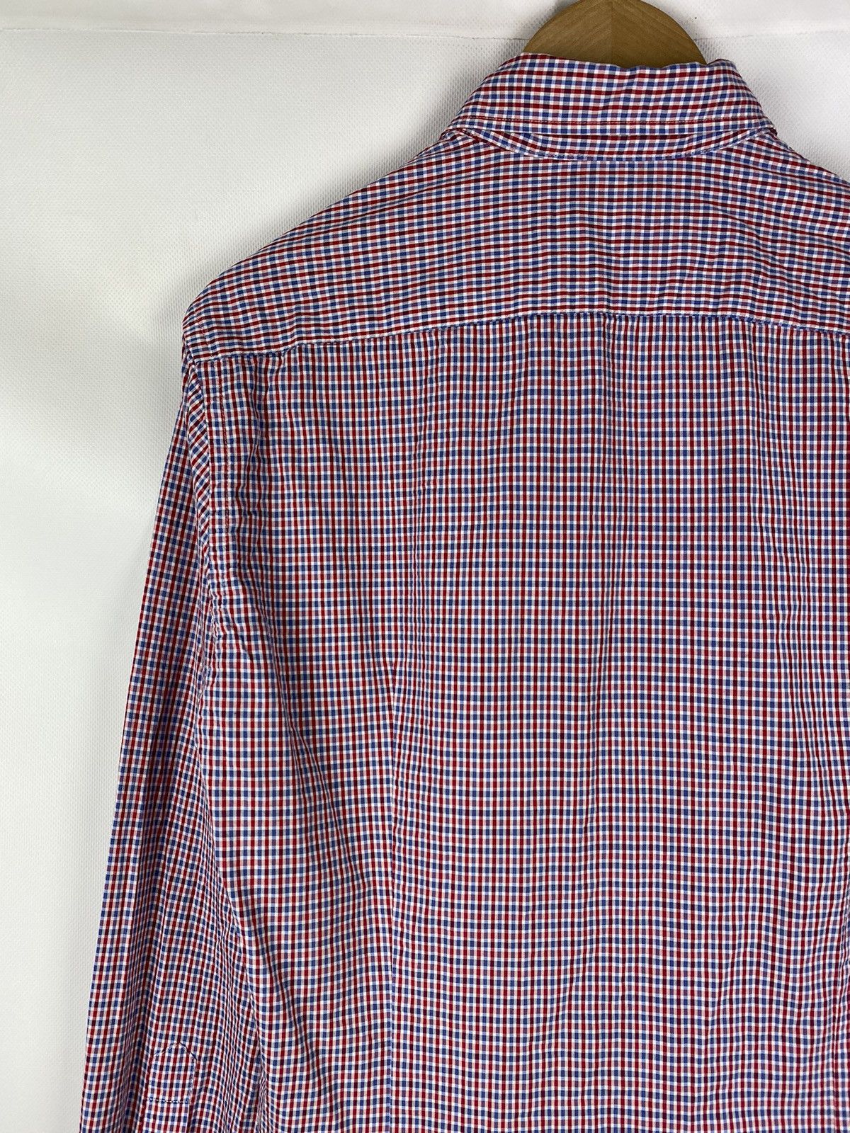 Boggi Boggi Milano men’s long sleeve plaid button up shirt size L Size US L / EU 52-54 / 3 - 18 Thumbnail