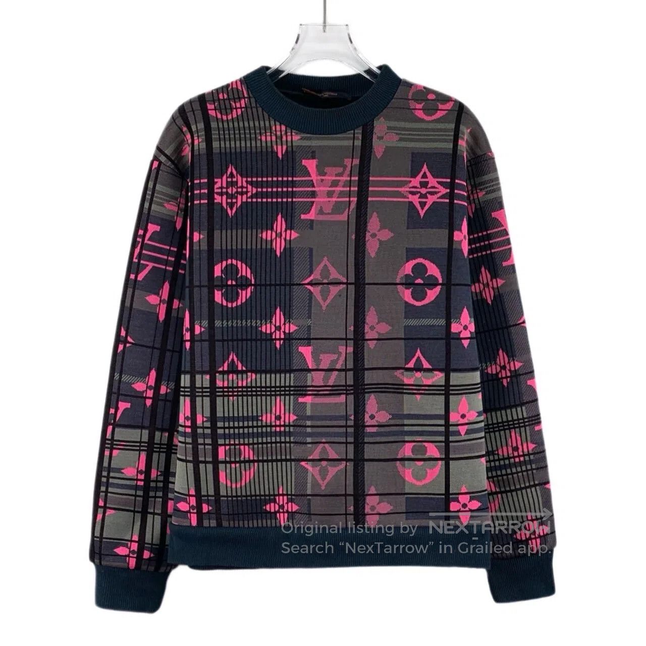 Louis Vuitton Louis Vuitton Colorful Logo Monogram Printed Crew Neck Lon Size US XS / EU 42 / 0 - 1 Thumbnail