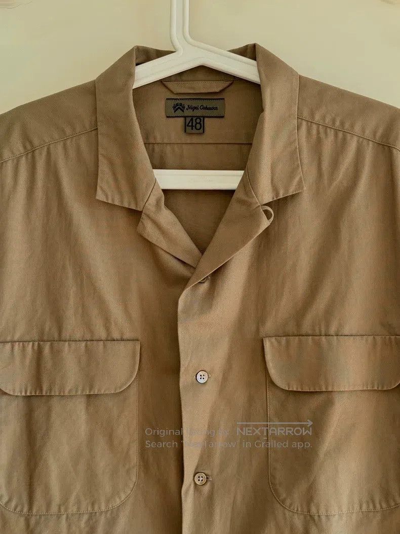 Nigel Cabourn Nigel Cabourn Short Sleeve Navy Shirt Size US M / EU 48-50 / 2 - 2 Thumbnail