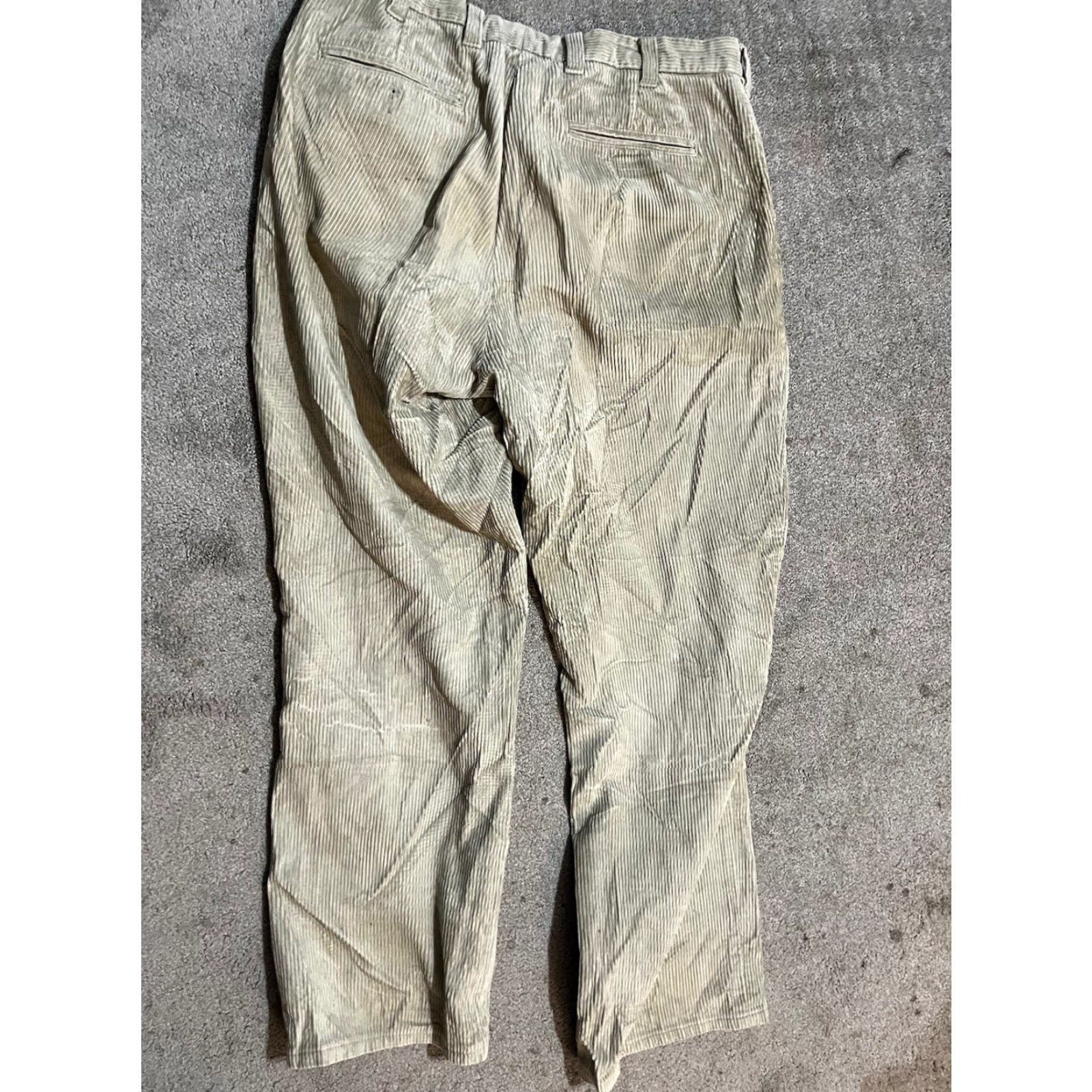 Orvis Orvis Pants Mens Beige Tan Corduroy Signature Chino Khaki Cotton 36 Regular Front Flat Front Pockets Logo 29 Inseam Casual Fall Winter 36 Mens Size US 36 / EU 52 - 3 Thumbnail