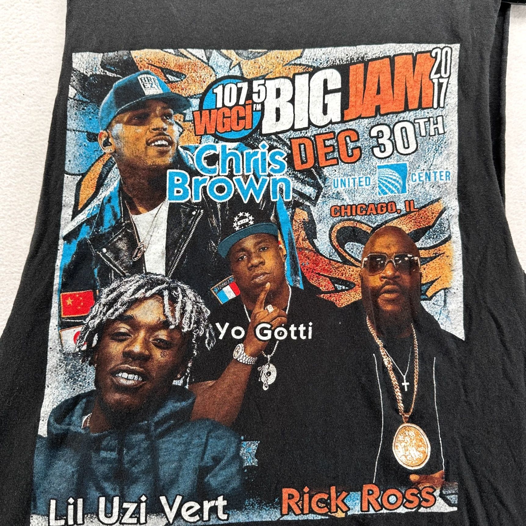 Vintage Chris Brown Tank Top Black Men's Medium Lil Uzi Vert Yo Gotti Rick Ross Size US M / EU 48-50 / 2 - 3 Thumbnail