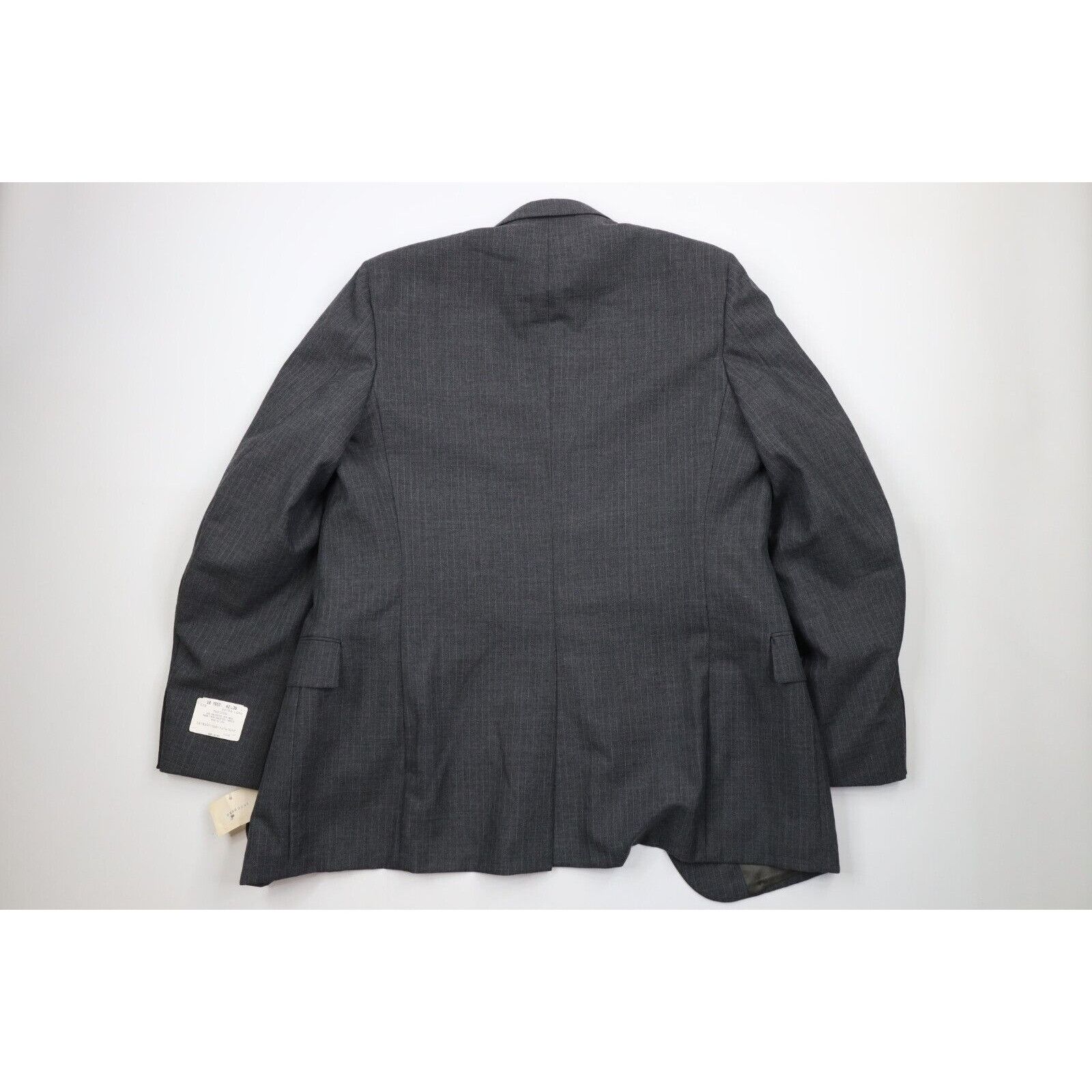 Vintage Deadstock Vintage 70s Pinstriped Wool 2 Piece Suit Size 42L - 8 Thumbnail
