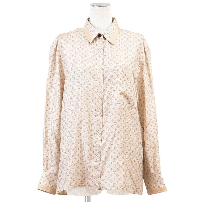 Louis Vuitton Louis Vuitton Monogram Silk Shirt Others Tops DUTY FREE for USA