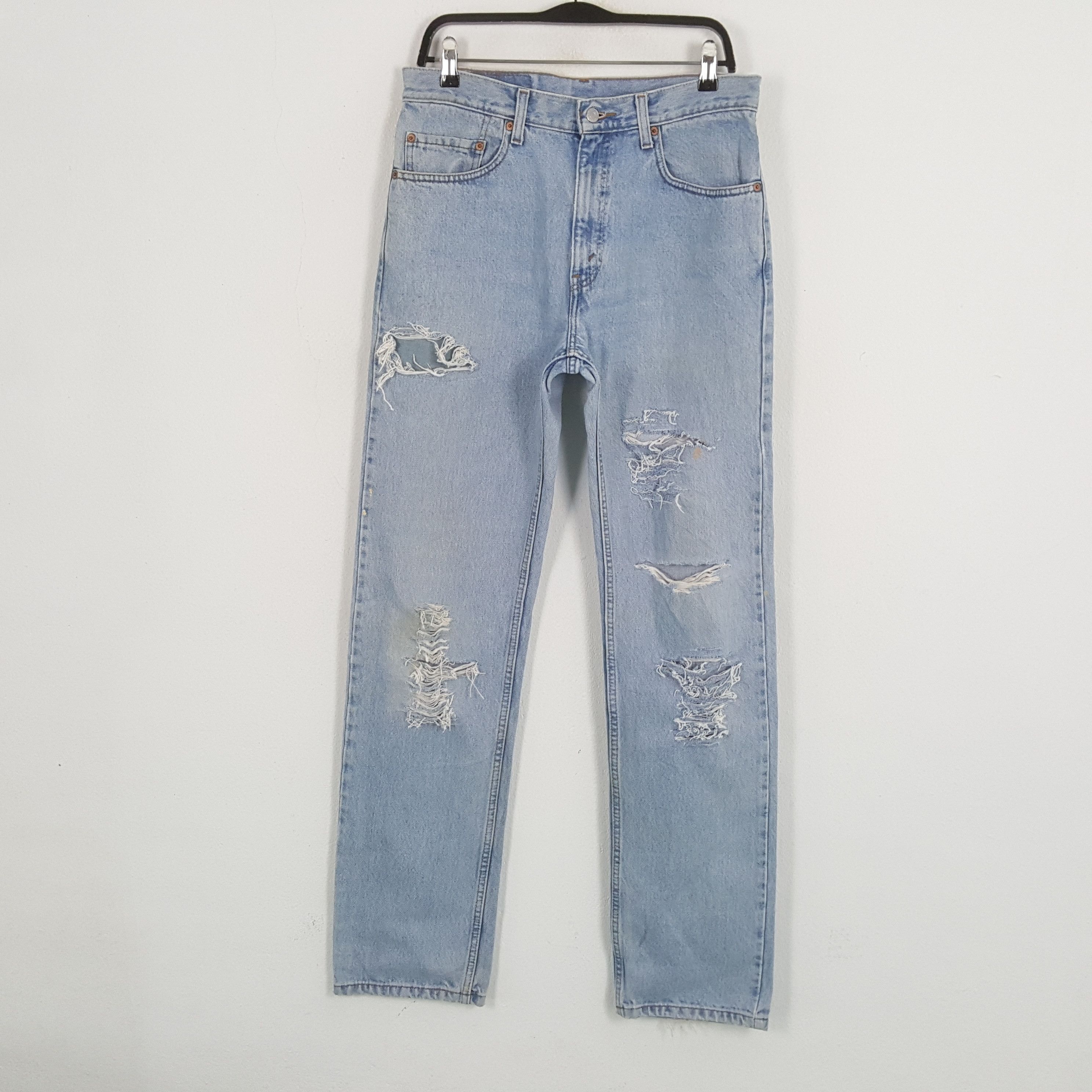 Levi's × Vintage LEVI'S Streetwear Style Distressed Jeans Size US 32 / EU 48 - 1 Thumbnail
