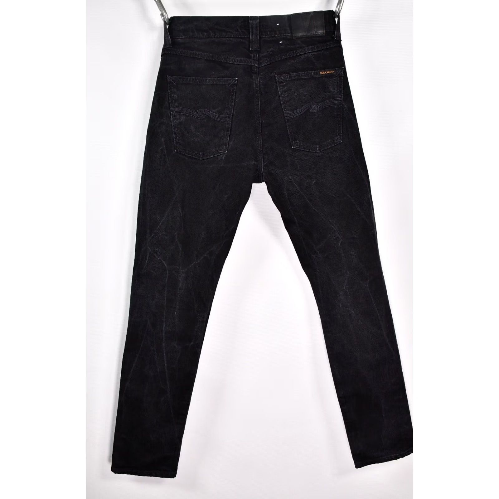 Nudie Jeans Nudie Jeans Lean Dean Dry Black Men's Jeans W32/L32 Skinny Classic 99%Cotton 1%Elastane Inseam 32 Black 2000s Vintage No N/A Size US 32 / EU 48 - 3 Thumbnail