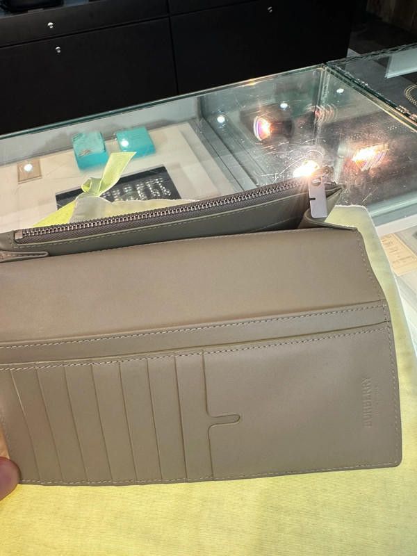 Burberry NEW Burberry Unisex Embossed Check Continental Wallet Green Size ONE SIZE - 5 Thumbnail