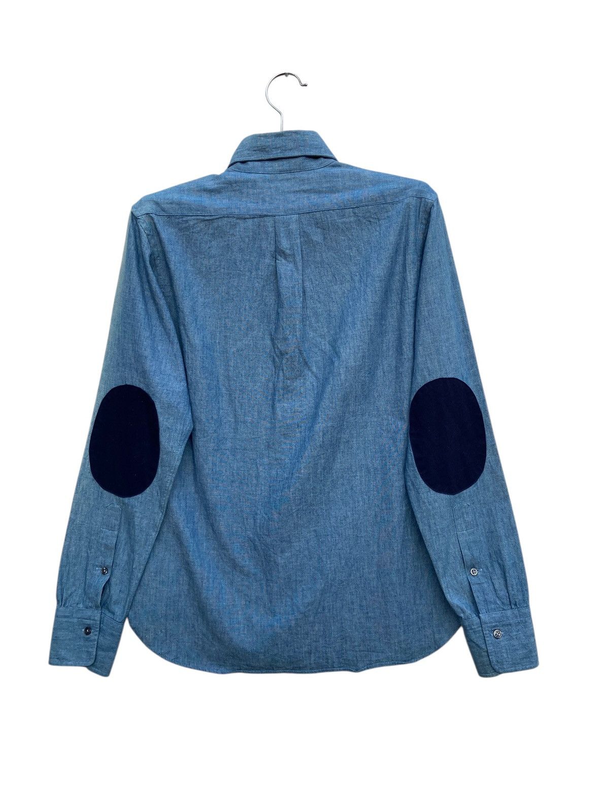 Psycho Bunny Psycho Bunny With Logo Chambray Style Sun Faded Shirt Size US S / EU 44-46 / 1 - 2 Thumbnail