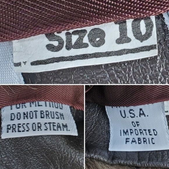 Vintage Vintage 90s y2k Brown Faux Fur Polyester Reversible Double B Size L / US 10 / IT 46 - 8 Thumbnail