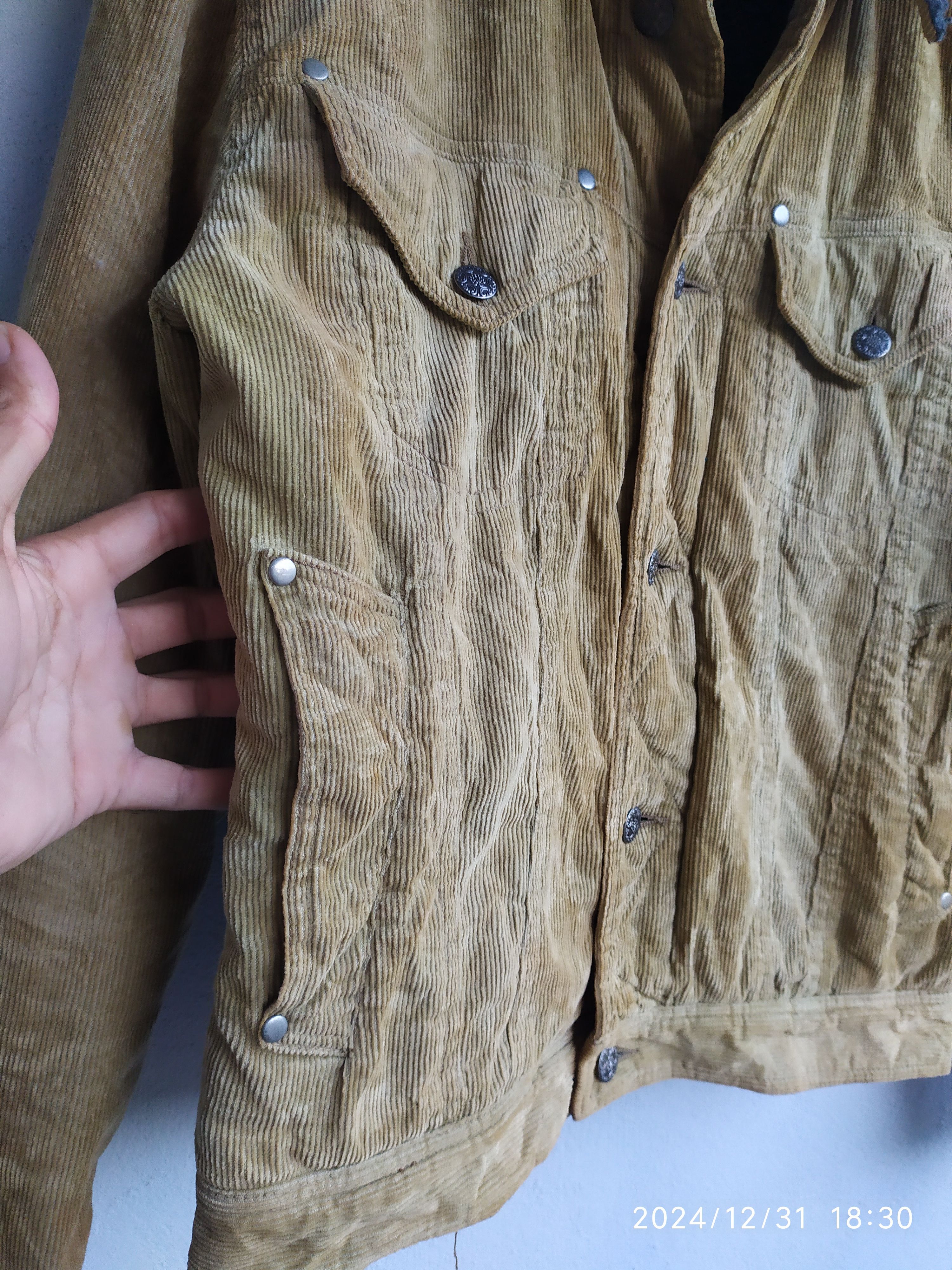If Six Was Nine × Japanese Brand × Le Grande Bleu (L.G.B.) Japanese Brand Faded Curduroy Jacket in Size S Size US S / EU 44-46 / 1 - 5 Thumbnail