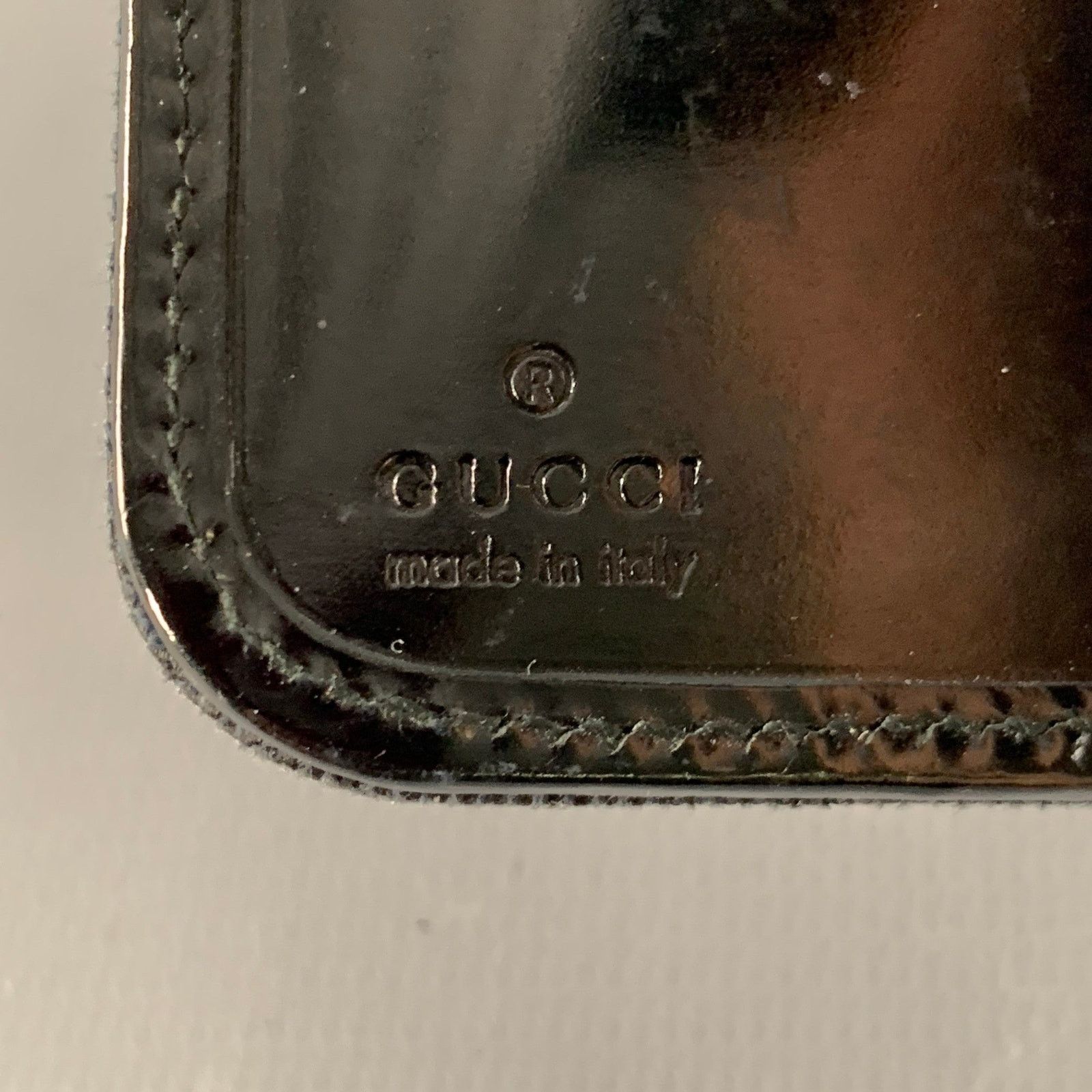 Gucci GUCCI Black Cream Stripe Canvas Wallet Size ONE SIZE - 4 Thumbnail