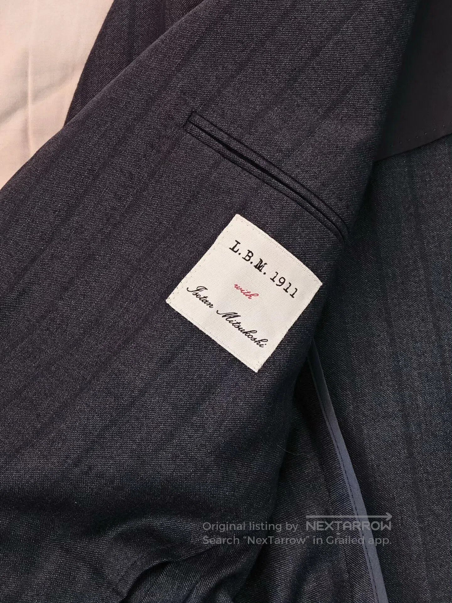 L.B.M. 1911 Italian Wool Suit by LBM1911. Size US S / EU 44-46 / 1 - 7 Thumbnail