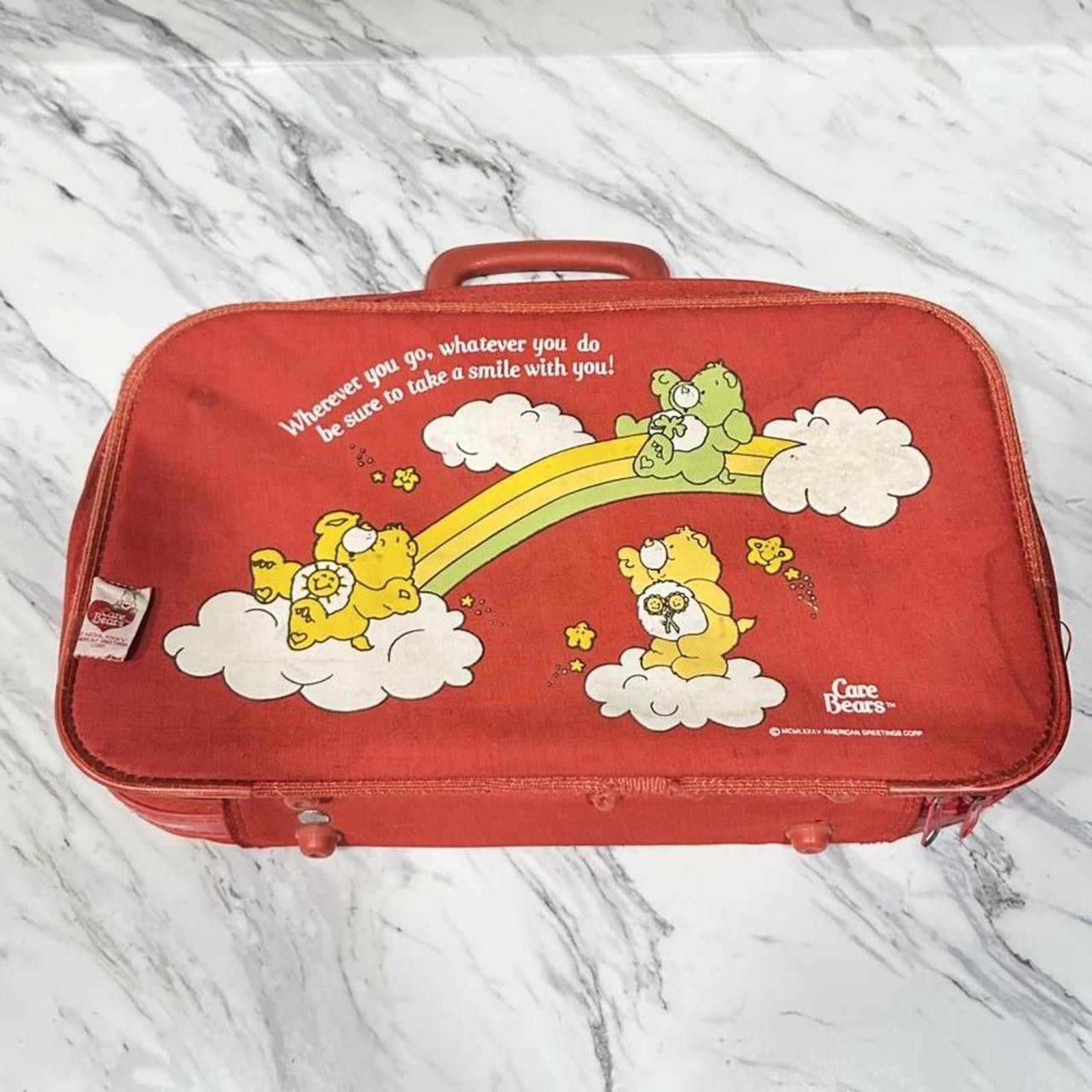 Other Vintage 1983 Care Bears Red Suitcase Travel Luggage Size ONE SIZE - 1 Thumbnail