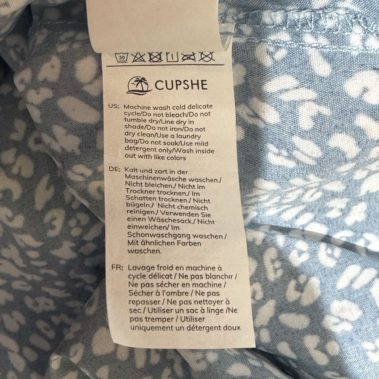 Other Romantic Dress Large Ruffle Sleeves Boho Chic Cheetah Print Size L / US 10 / IT 46 - 12 Thumbnail