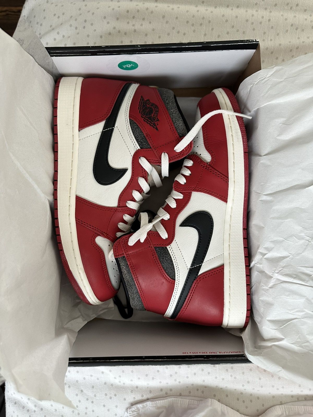 jordan 1 retro high og chicago lost and found