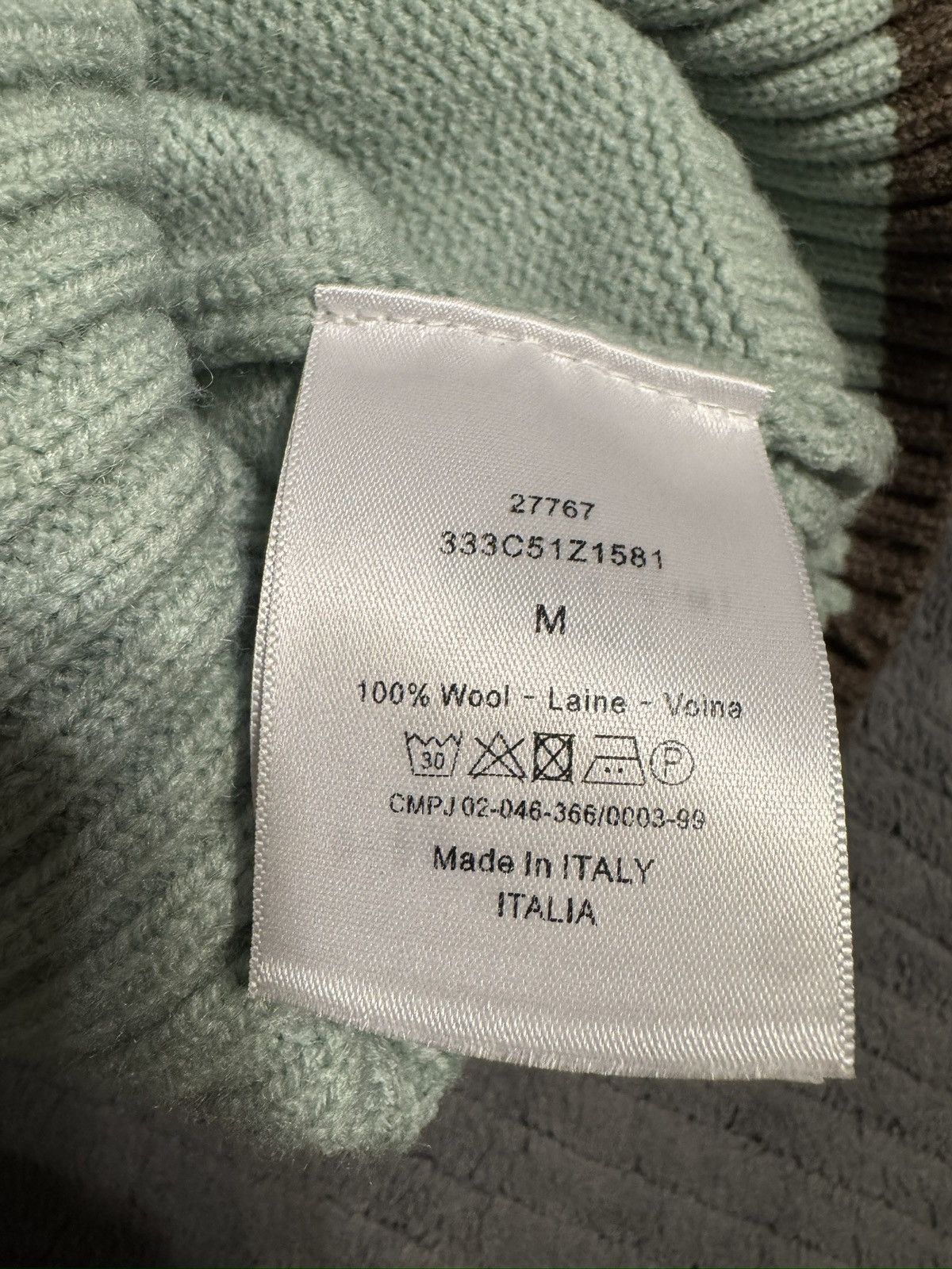 Christian Dior Monsieur Christian Dior Homme Teal Blue Wool Size M Made in Italy Size US M / EU 48-50 / 2 - 5 Thumbnail