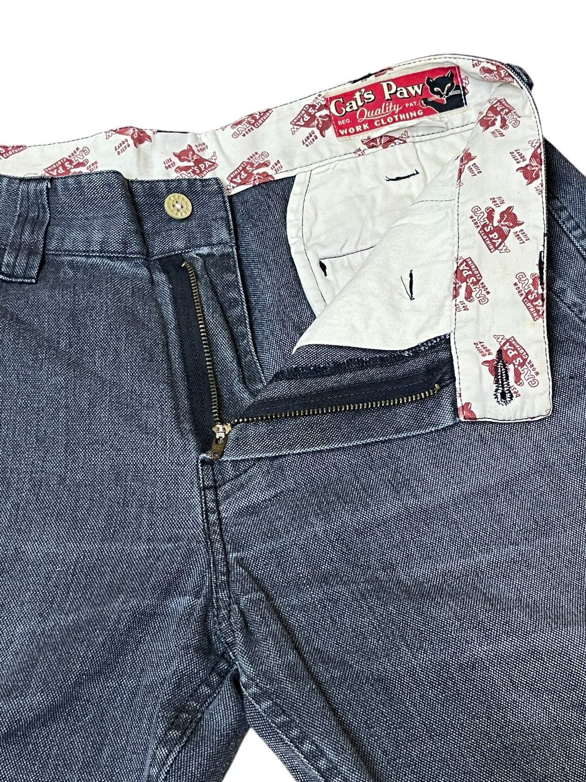 Toyo Enterprises VINTAGE CAT’S PAW WORK CLOTHING CHINO PANTS Size US 32 / EU 48 - 9 Thumbnail