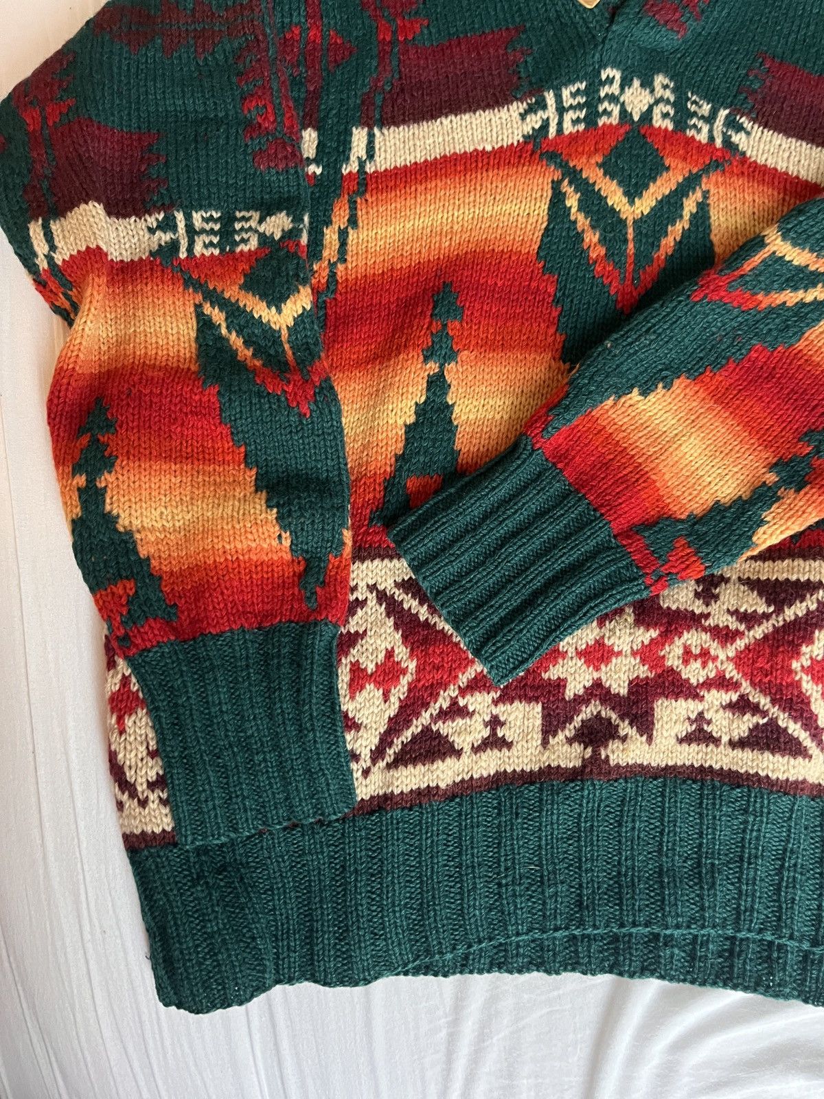 Ralph Lauren Ralph Lauren Polo Country Aztec sweater 1993 Size US L / EU 52-54 / 3 - 3 Thumbnail