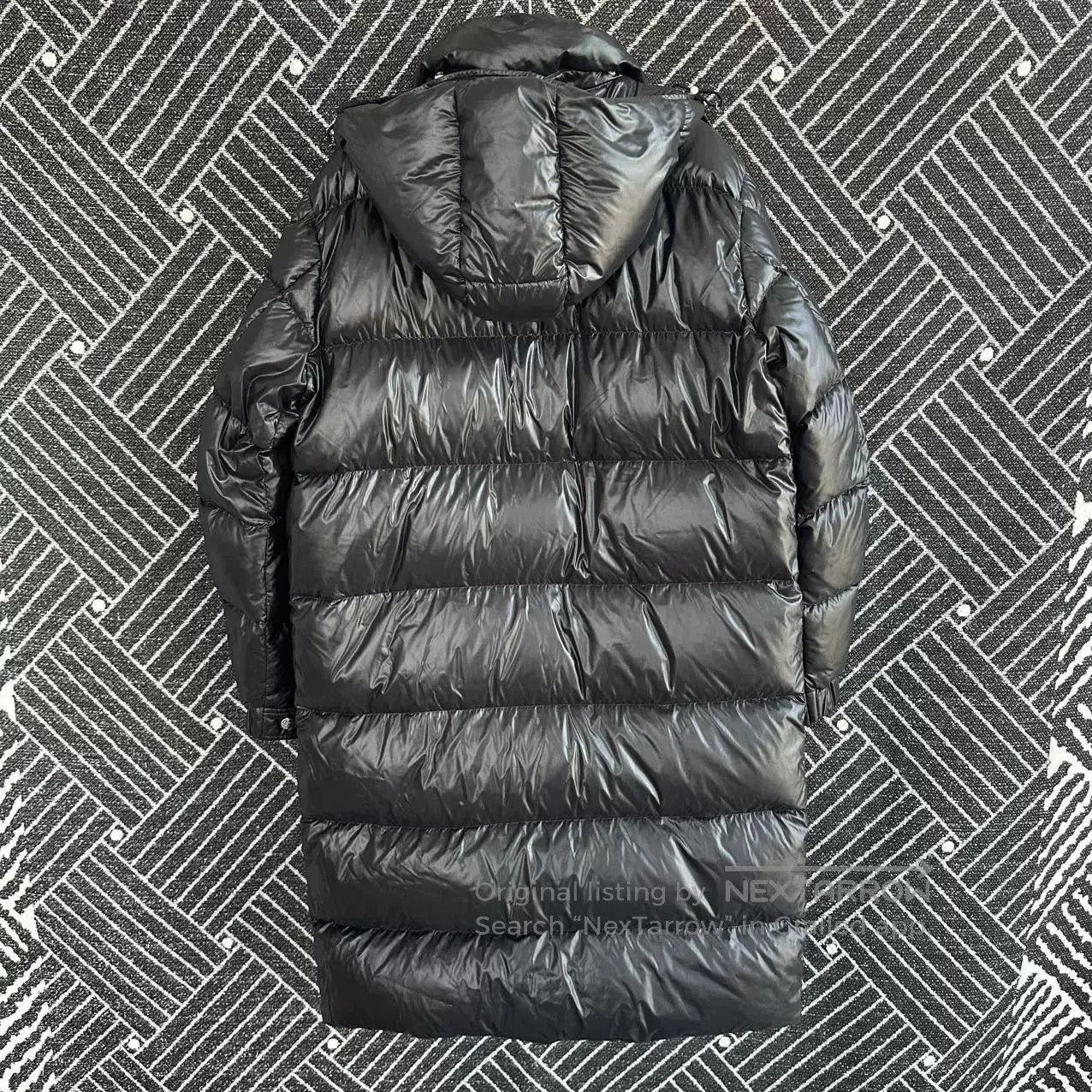 Moncler Moncler Hanoverian Black Shiny Down Jacket. Size US XL / EU 56 / 4 - 2 Thumbnail