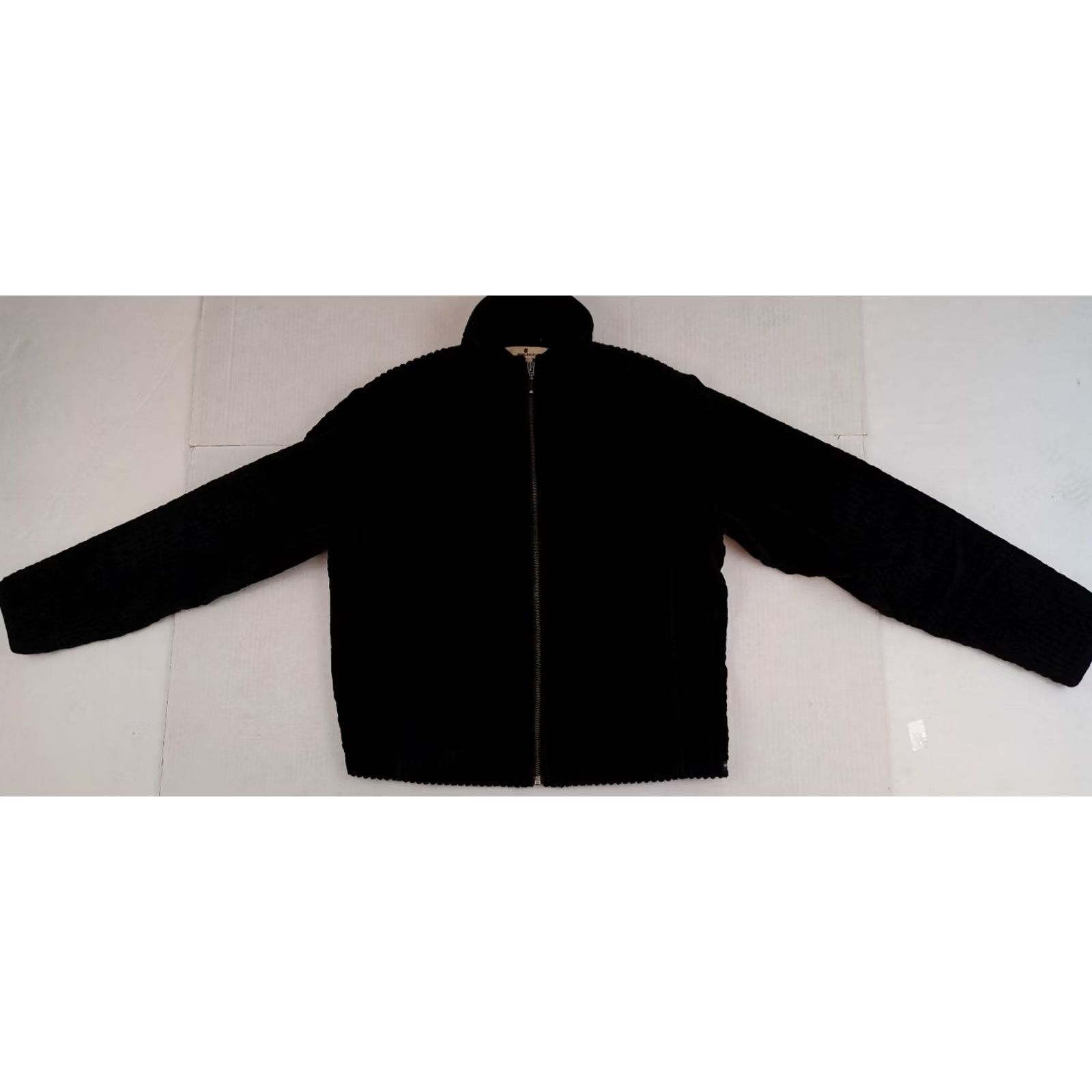 Vintage VINTAGE Woolrich Cardigan Women Ribbed Cotton Zipper Black Large Sweater Ladies Regular Cardigan 24in long 20in pit to pit Size L / US 10 / IT 46 - 4 Thumbnail