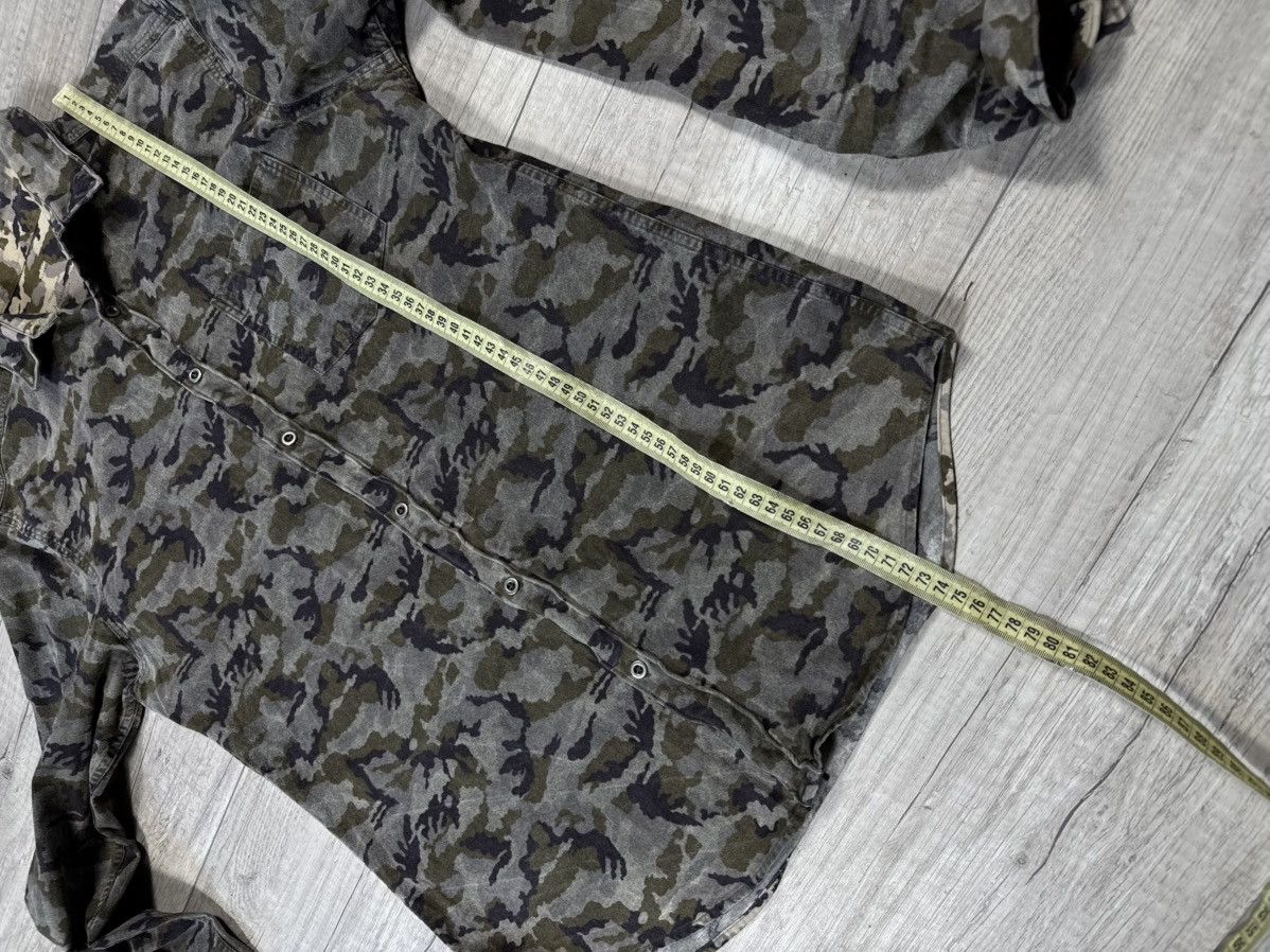 Japanese Brand Allsaints Mens Flannel Camo Vtg Shirt IF6WAS9 Travis style Size US M / EU 48-50 / 2 - 7 Thumbnail