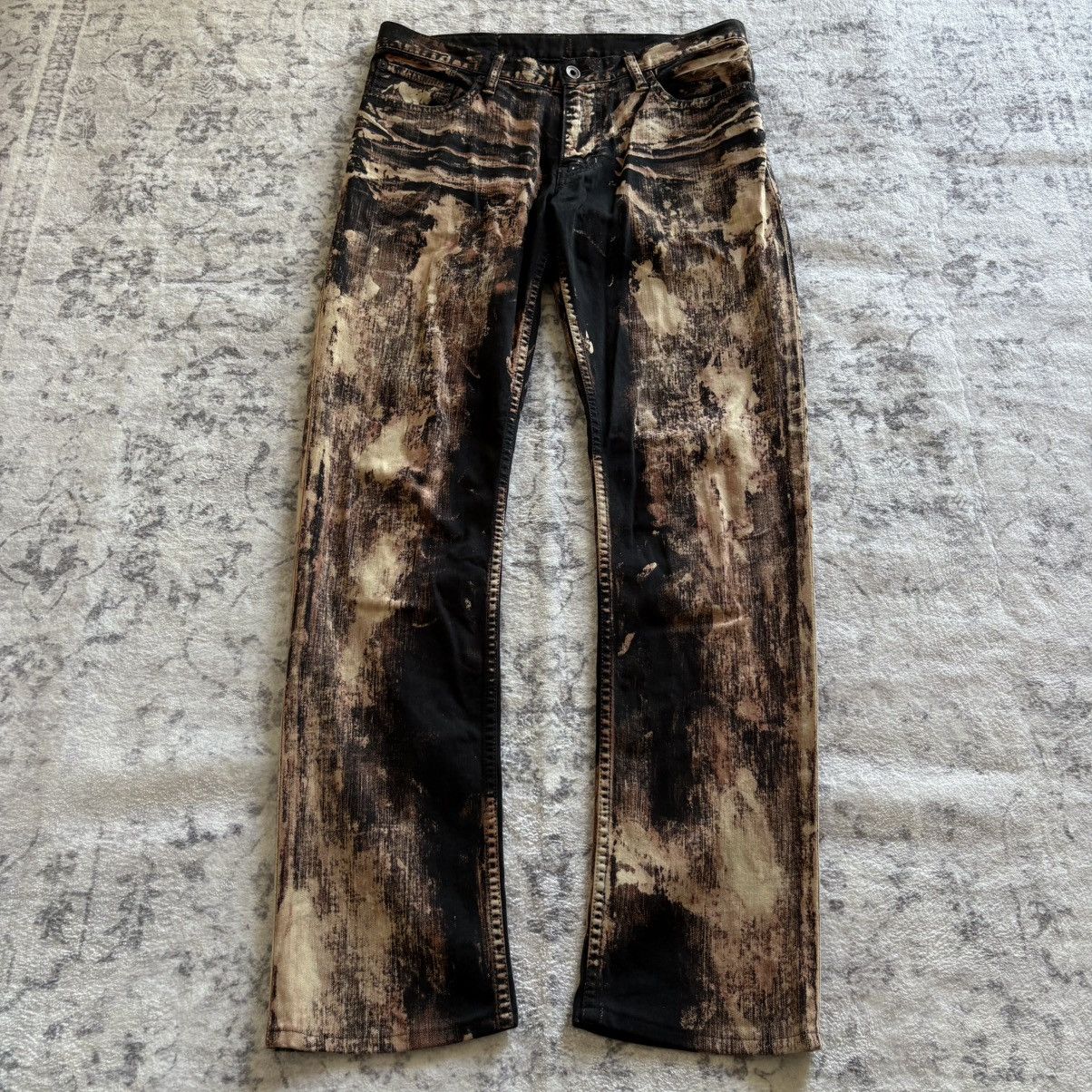 29 LGB Denim Patch S-WOLF パンツ Cross Leather