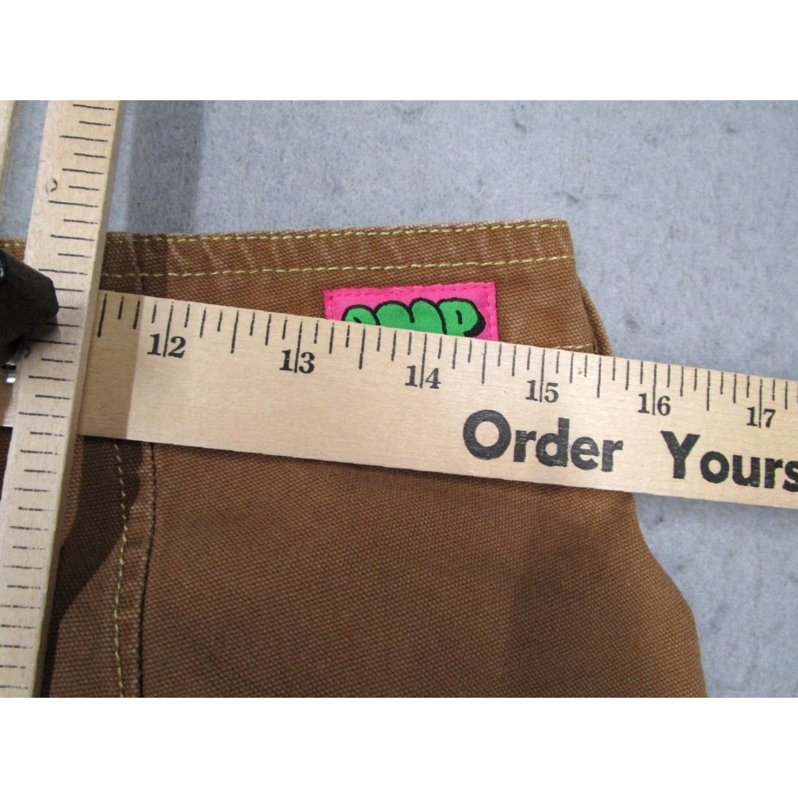 Empyre VINTAGE Empyre Cargo Pants Women 9 Brown Canvas Flat Front Straight Leg Streetwear Workwear Size 30" / US 8 / IT 44 - 7 Thumbnail